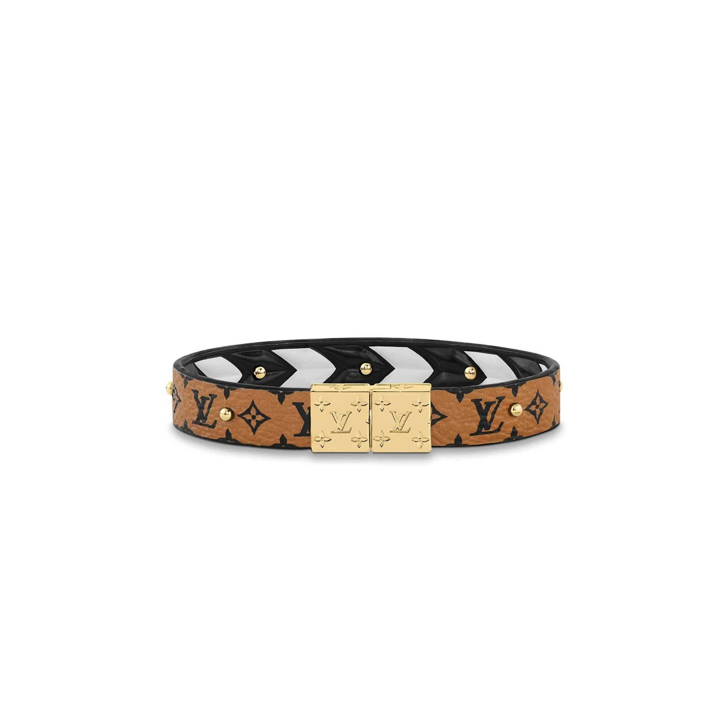 LOUIS VUITTON CRAFTY REVERSIBLE BRACELET M6774F